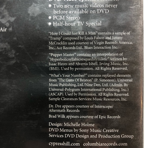 Cypress Hill - Still Smokin' Ultimate Video Collection DVD, 2004 - Picture 5 of 8